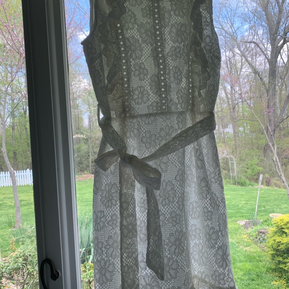 White eyelet summer dress